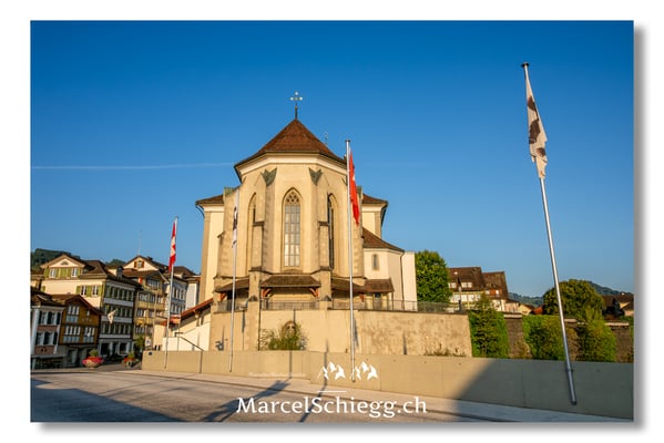 Marcel Schiegg Fotografie, Marcel Schiegg, Pfarrkirche Appenzell, Appenzell, Hauptgasse, Dorf Appenzell, Appenzellerland