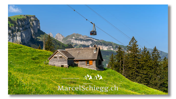 Marcel Schiegg Fotografie, Marcel Schiegg, Hoher Kasten, Luftseilbahn Hoher Kasten, Alpstein