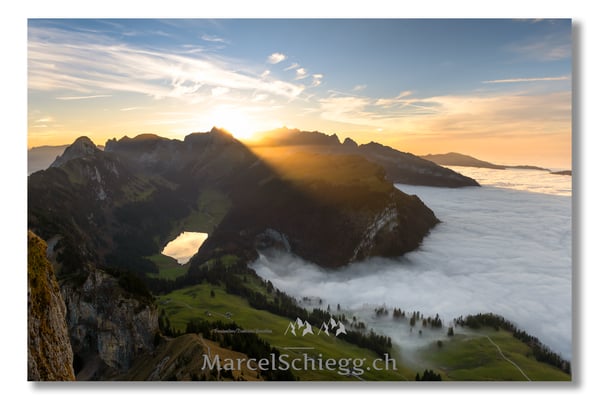 Marcel Schiegg Fotografie, Marcel Schiegg, Hoher Kasten, Nebelmeer, Alpstein