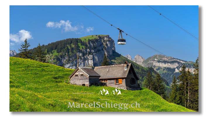 Marcel Schiegg Fotografie, Marcel Schiegg, Hoher Kasten, Luftseilbahn Hoher Kasten, Alpstein