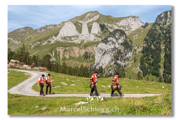 Marcel Schiegg Fotografie, Tradition, Brauchtum, Alpfahrt, Oeberefahre, Appenzell, Appenzellerland, Öberefahre, Alpstein, Dreifaltigkeit