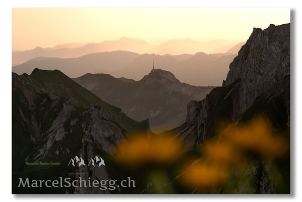 Marcel Schiegg, Marcel Schiegg Fotografie, Berggasthaus Rotsteinpass, Rotsteinpass, Hoher Kasten, Sonnenaufgang, Alpstein
