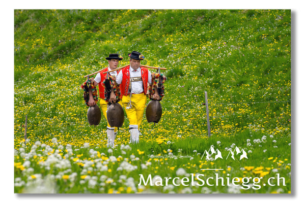 Marcel Schiegg Fotografie, Tradition, Brauchtum, Alpfahrt, Oeberefahre, Appenzell, Alpstein, Sämtis, Senntumschellen