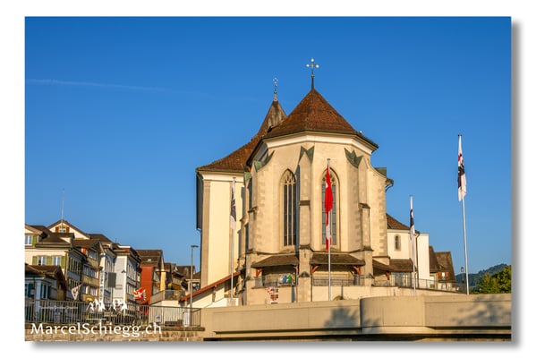 Marcel Schiegg Fotografie, Marcel Schiegg, Pfarrkirche Appenzell, Appenzell, Hauptgasse, Dorf Appenzell, Appenzellerland