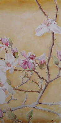 Panneau II, huile sur toile 120 x 60 cm, 2024