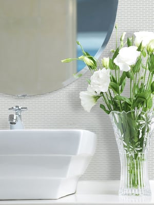 Mosaico Kuba Brick 5/20 mm Bianco