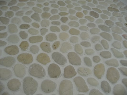 Mosaico Sassi su rete