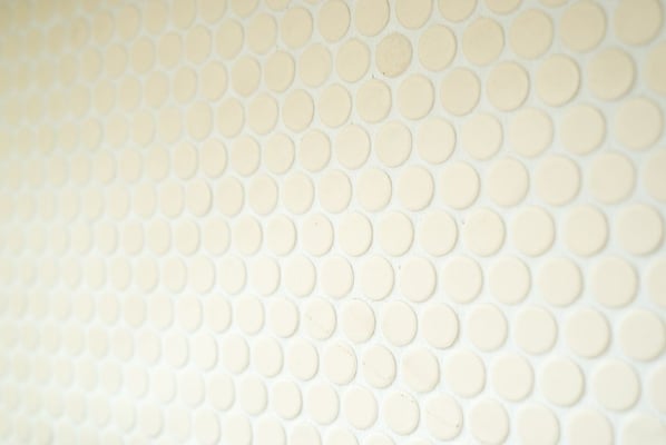 Mosaico Bottone BEIGE ANTISCIVOLO opaco