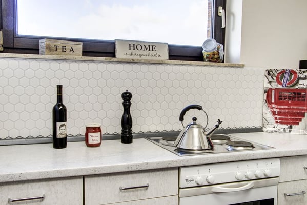 Mosaico 51x59 mm Esagoni BIANCO LUCIDO