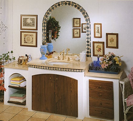 Bagno in Rosa Perlino