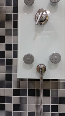 Mosaico Antiscivolo Mix Grey Big