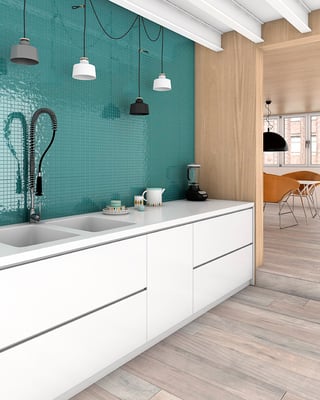 MOSAICO PURO POOL SALVIA 25mm