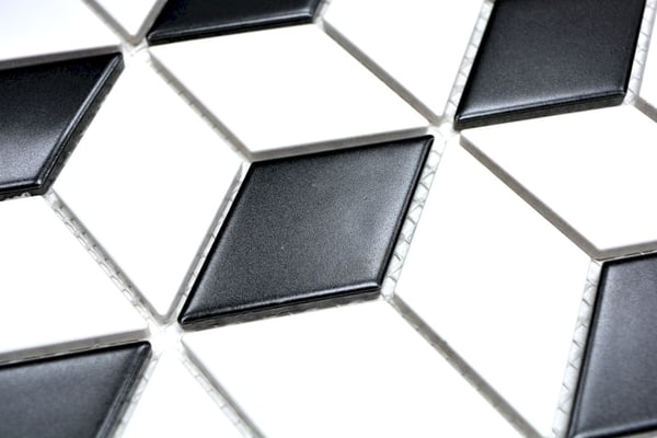 Mosaico Rombo Scacchi opaco