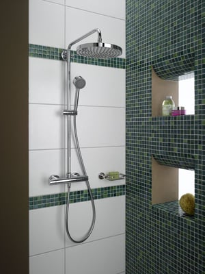 Mosaico ACQUAMARIN MIX Vetro Trasparente lucido