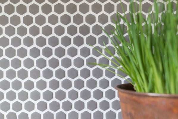 Mosaico Kuba Esagoni 15/15 mm Grigio