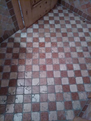 Pavimentazione in Rosa Perlino, Biancone e Rosso Verona