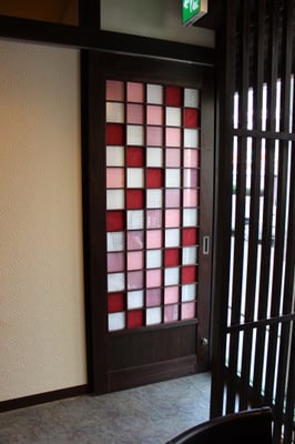 玉造店舗様の彩り障子