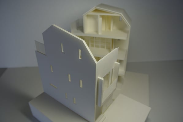 建築模型　住宅模型　断面模型