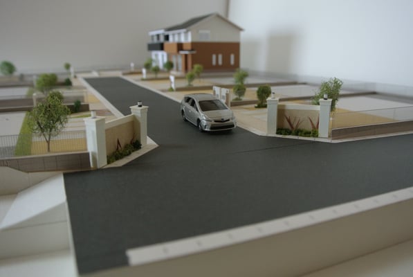 建築模型　住宅模型　分譲地模型