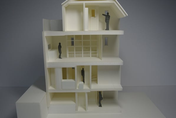 建築模型　住宅模型　断面模型