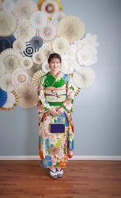 成人式式典当日振袖撮影　成人式当日ふりそで撮影