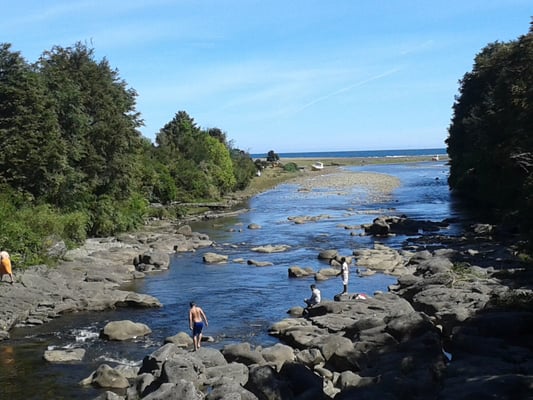 Río Lleguimán, Ruta Costera