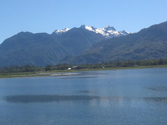 Vista hacia la cordillera
