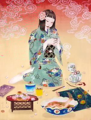 ひといきといき　　　　　　　　©OSHIMA  RIKA