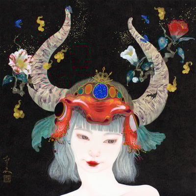 丑のおめかし　S4号　　©OSHIMA  RIKA　