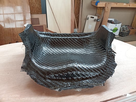 moulage du siège carbone