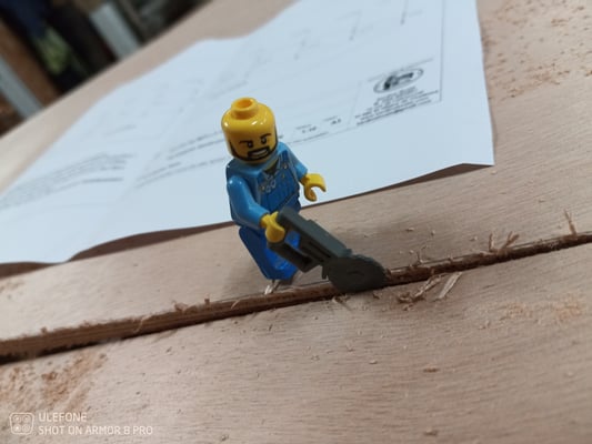 découpe avec l'aide de mini me 