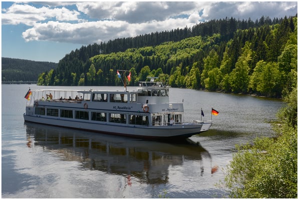 Die MS AquaMarin auf dem Okerstausee (Deutschland/Germany) - 07.03.2013