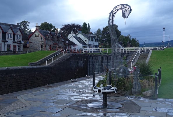 Fort Augustus - 7 Schleusentreppen - Loch Ness (Caledoniankanal)