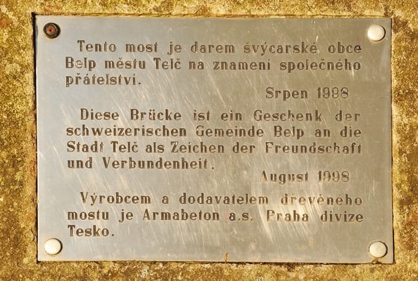 Belp in Telc verewigt