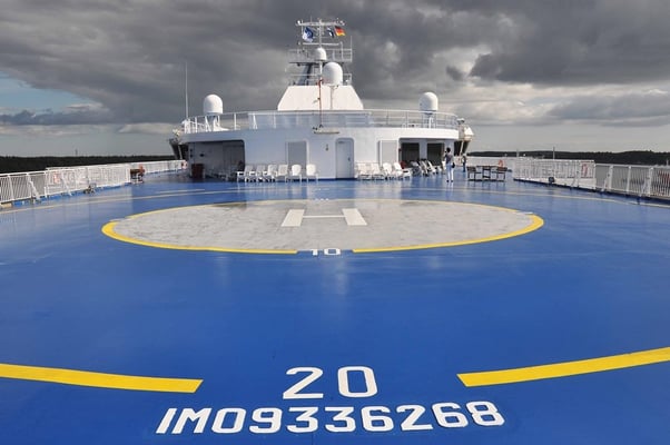 Helsinki-Travemünde, mit der Fähre