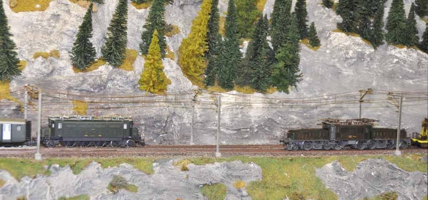 Modelleisenbahn Bahnhof Balsthal