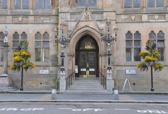 Aberdeen Rathaus (Hauptstadt der Highlands)