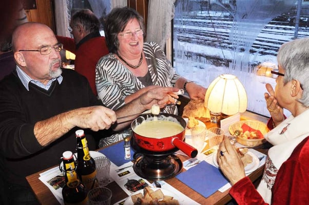 Fondueplausch  im Zug