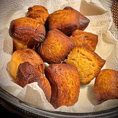 Mandazi | Coconut cardamom pastries