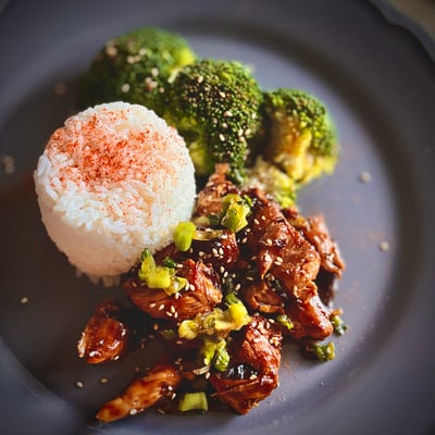 Teriyaki chicken with Thai Jasmine Rice