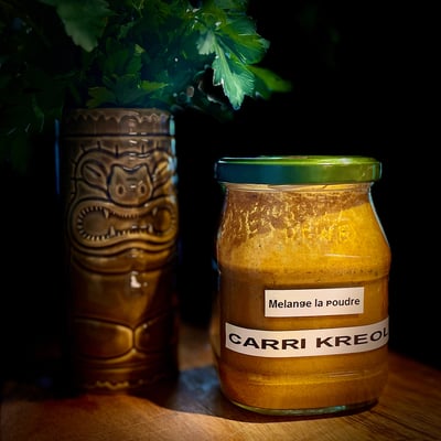Seasoning paste for Carri Kreol