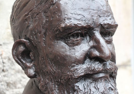 Buste, Bustes, Sculpture, Buste Marius Vazeilles, sculpteur Langloÿs