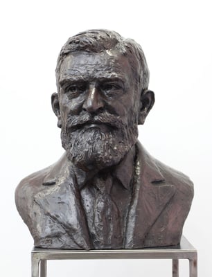 Buste, Bustes, Sculpture, Buste Marius Vazeilles, sculpteur Langloÿs