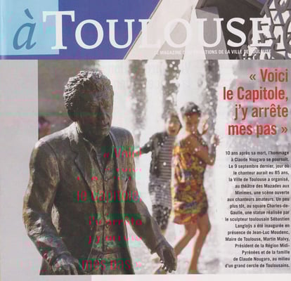 Article, presse,  sculpteur Langloÿs