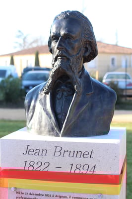 Buste-Sculpture-Sculpteur-Langloys-Art-Œuvre-Bronze-JeanBrunet