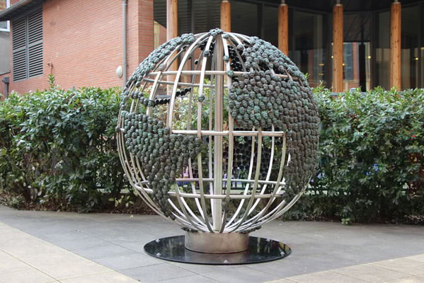 Buste-Statue-Sculpture-Monumentale-Bronze-Regards-d-Enfants-Sculpteur-Langloÿs