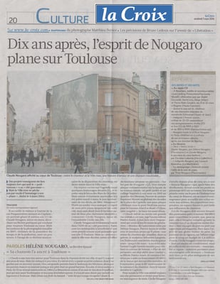 Article, presse,  sculpteur Langloÿs