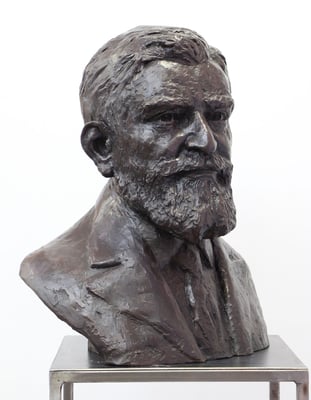 Buste, Bustes, Sculpture, Buste Marius Vazeilles, sculpteur Langloÿs