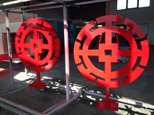 Beispiel für Pulverbeschichten