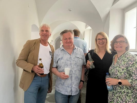 Die Schauspieler Erwin und Hermann